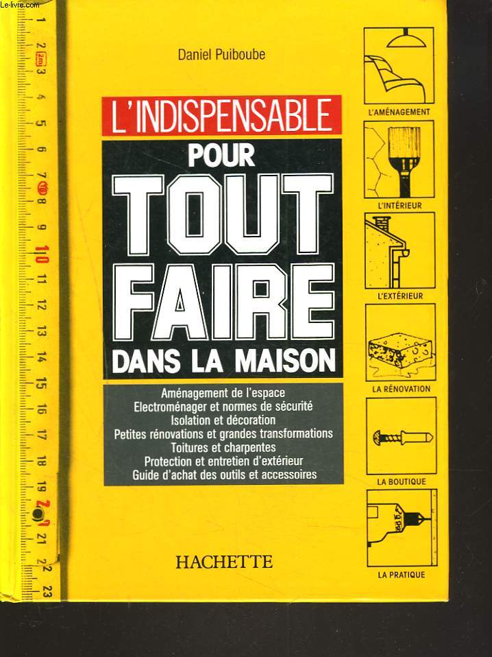 L'INDISPENSABLE POUR TOUT FAIRE DANS LA MAISON.