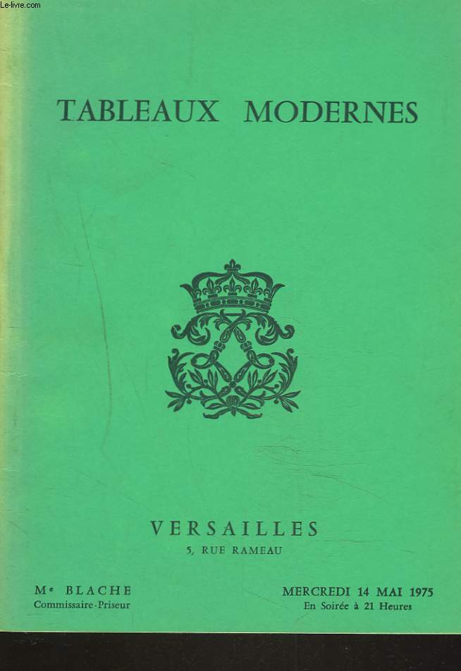 TABLEAUX MODERNES. LE 14 MAI 1975.