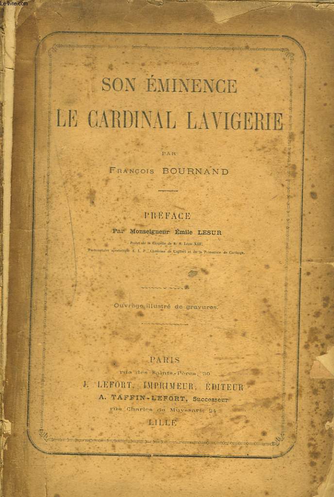 SON EMINENCE LE CARDINAL LAVIGERIE