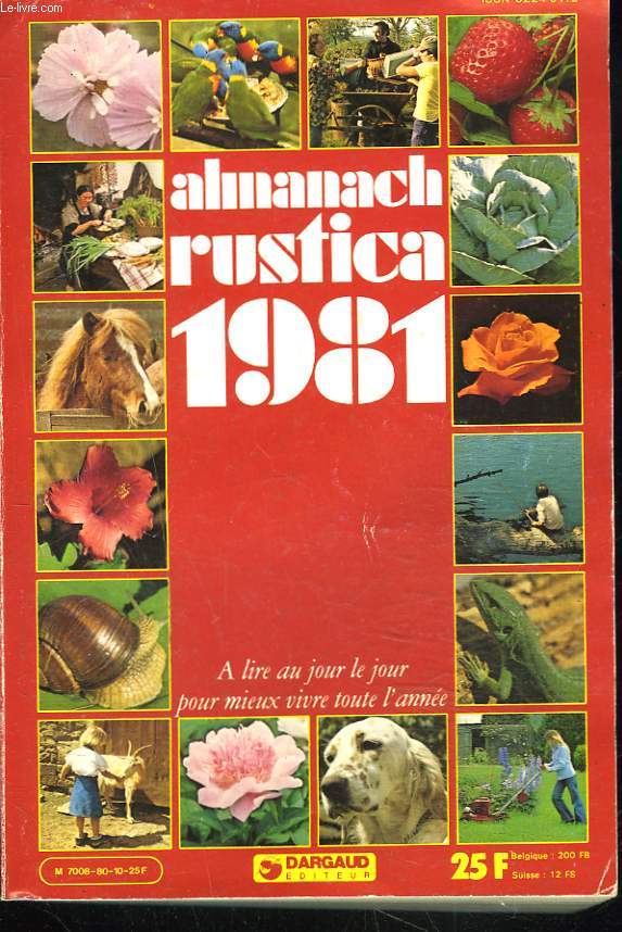 ALMANACH RUSTICA 1981.