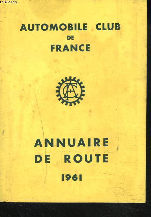 ANNUAIRE DE ROUTE