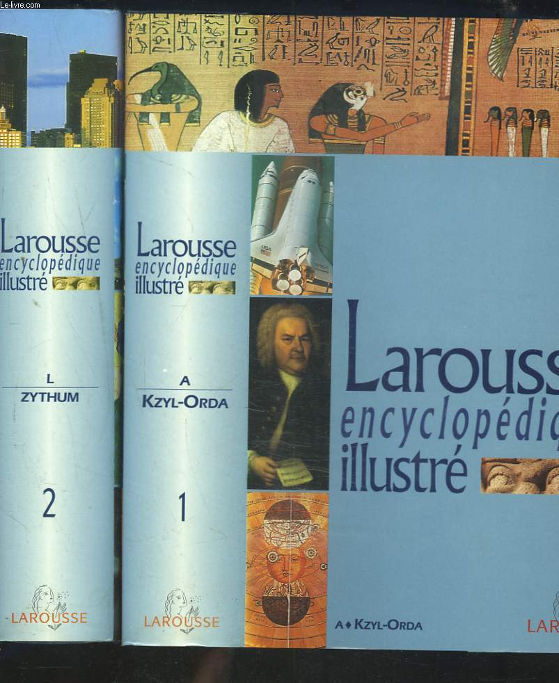 LAROUSSE ENCYCLOPEDIQUE ILLUSTRE EN 2 VOLUMES.