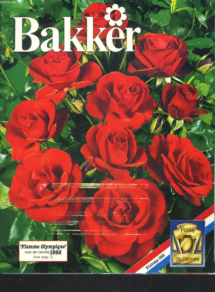 CATALOGUE BAKKER PRINTEMPS 1992.