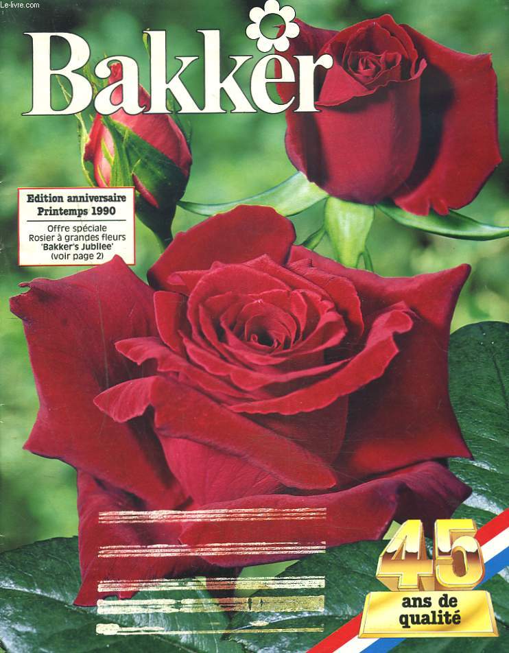 CATALOGUE BAKKER PRINTEMPS 1990.