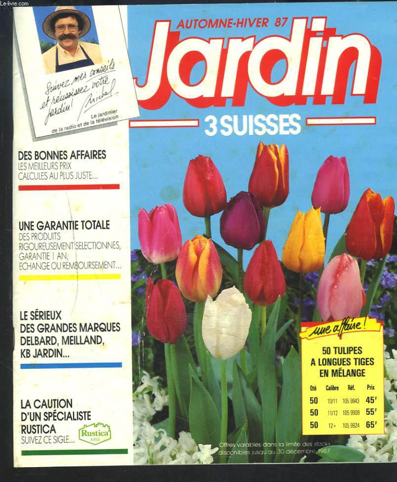 CATALOGUE 3 SUISSES JARDIN AUTOMNE-HIVER 1987.