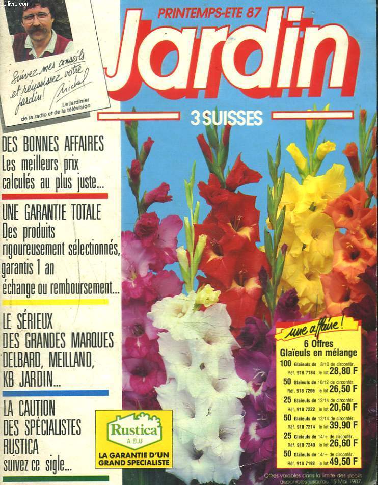 CATALOGUE 3 SUISSES JARDIN PRINTEMPS-ETE 1987.