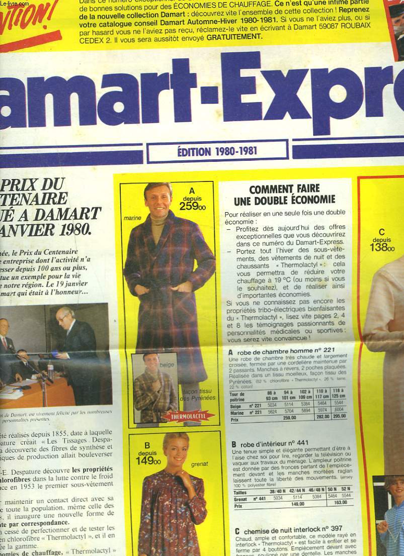 DAMART-EXPRESS. EDITION 1980-1981.
