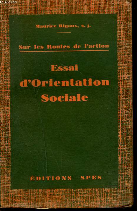 ESSAI D'ORIENTATION SOCIALE
