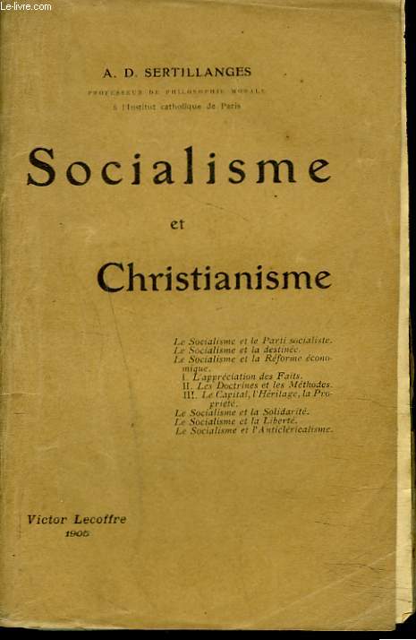 SOCIALISME ET CHRISTIANISME.