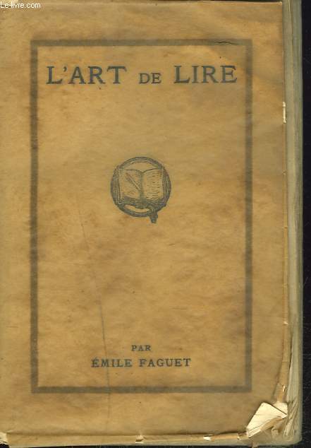 L'ART DE LIRE