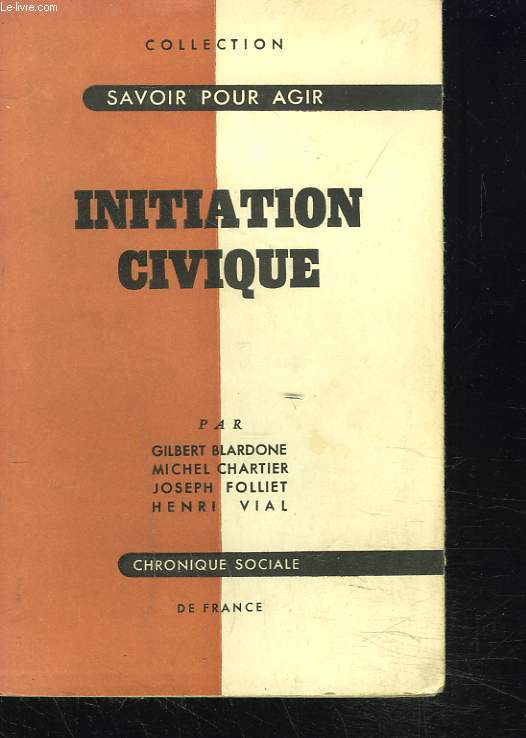 INITIATION CIVIQUE.