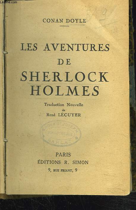 LES AVENTURES DE SHERLOCK HOLMES