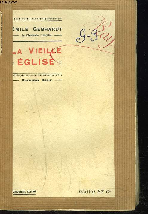 LA VIEILLE EGLISE. PREMIERE SERIE.