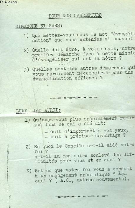 PELERINAGE DES HOMMES DU PERIGORS A LOURDES 31 MARS - 1er AVRIL 1958.
