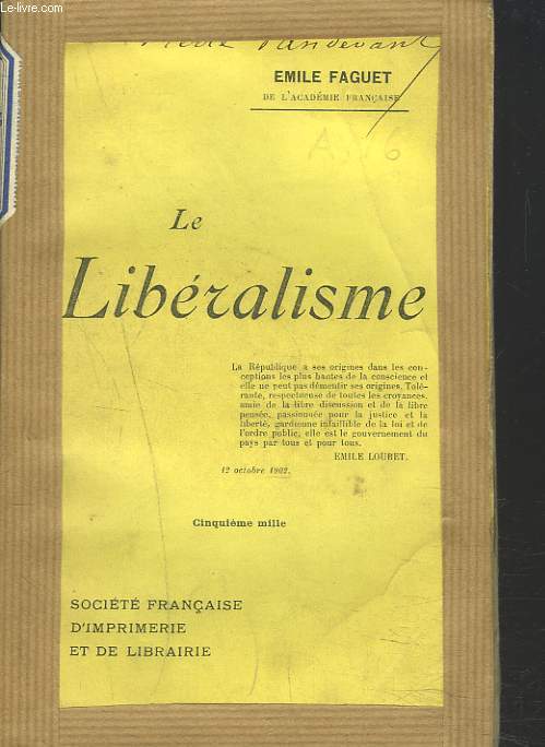 LE LIBERALISME