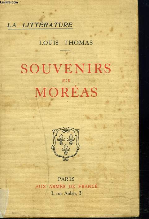 SOUVENIRS SUR MOREAS