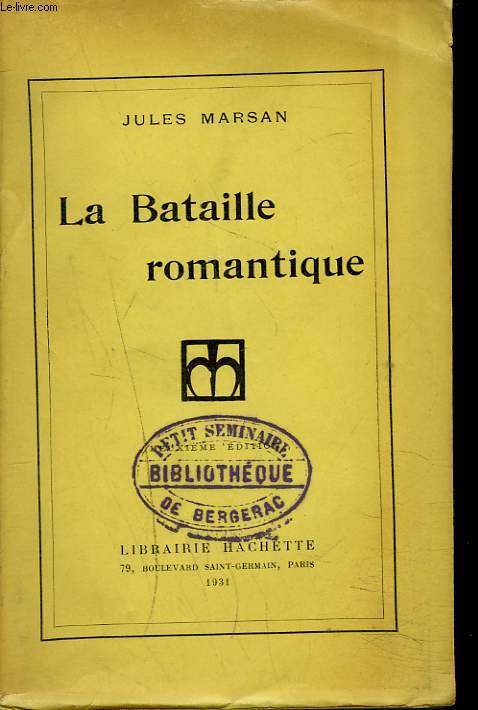 LA BATAILLE ROMANTIQUE.