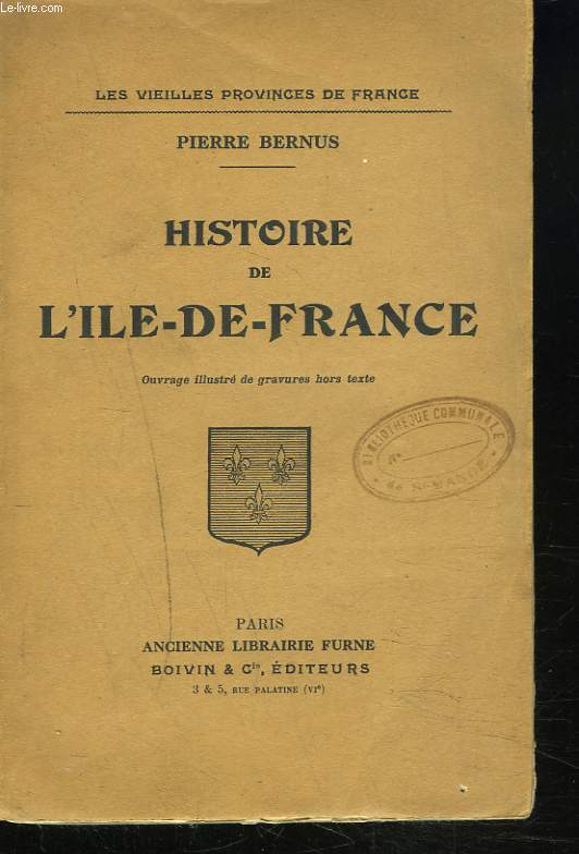 HISTOIRE DE L'ILE-DE-FRANCE.