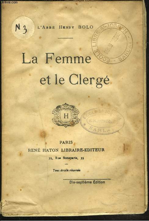 LA FEME ET LE CLERGE