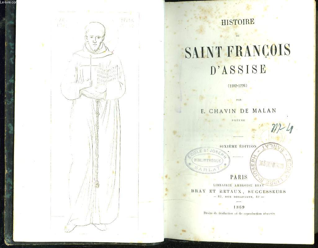 HISTOIRE DE SAINT-FRANCOIS D'ASSISE (1182-1226).
