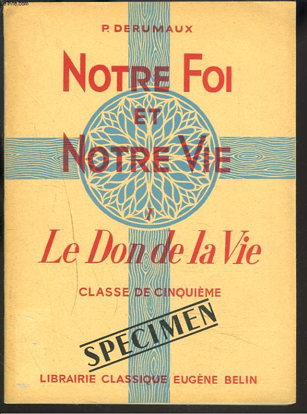 LE DON DE LA VIE. CLASSE DE CINQUIEME.