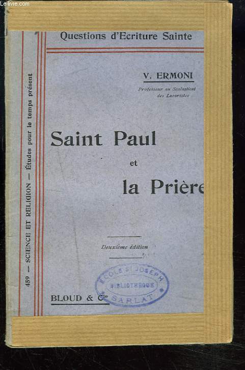 SAINT PAUL ET LA PRIERE.