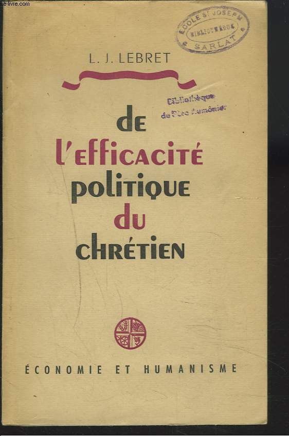 DE L'EFFICACITE POLITIQUE DU CHRETIEN