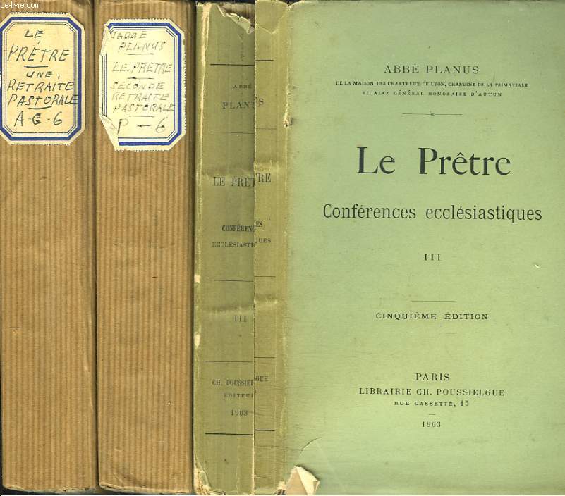 LE PRTRE. UNE RETRAITE PASTORALE. TOMES I, II ET III.