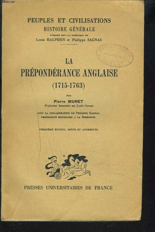LA PREPONDERANCE ANGLAISE (1715-1763)