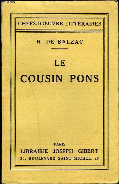 LE COUSIN PONS.