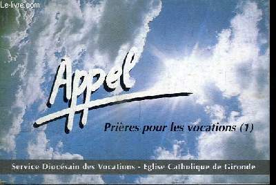 APPEL - PRIERES POUR LES VOCATIONS (1)