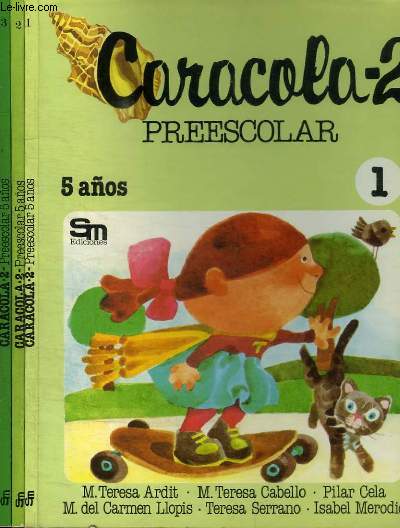 CARACOLA 2 - PREESCOLAR - 5 ANOS - TOME 1,2 ET 3