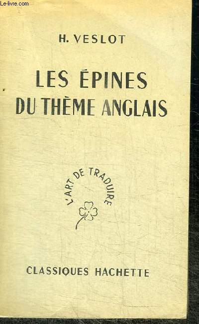 LES EPINES DU THEME ANGLAIS