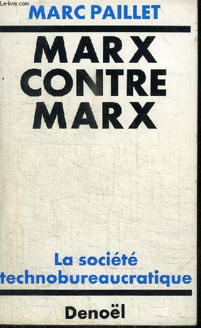 MARX CONTRE MARX