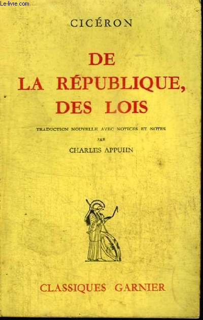 DE LA REPUBLIQUE, DES LOIS