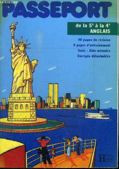 PASSEPORT DE LA 5e A LA 4e - ANGLAIS