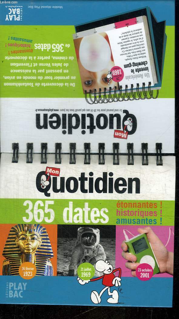 CALENDRIER MON QUOTIDIEN 2008/ LE SEULE JOURNAL POUR LES 10-14 ANS QUI PARAIT TOUS LES JOURS