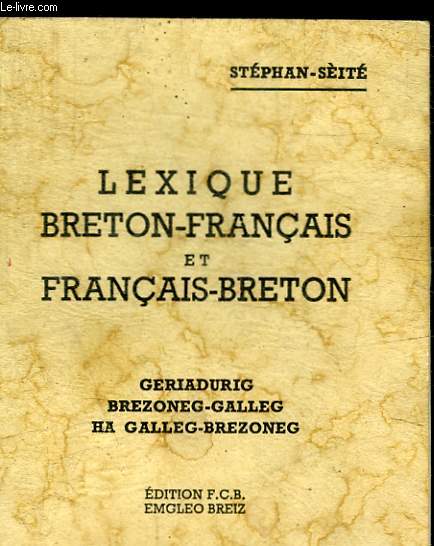 BRETON-FRANCAIS ET FRANCAIS -BRETON