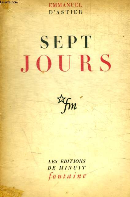 SEPT JOURS AU DEHORS - ANTIBES, LONDRES, NEW-YORK