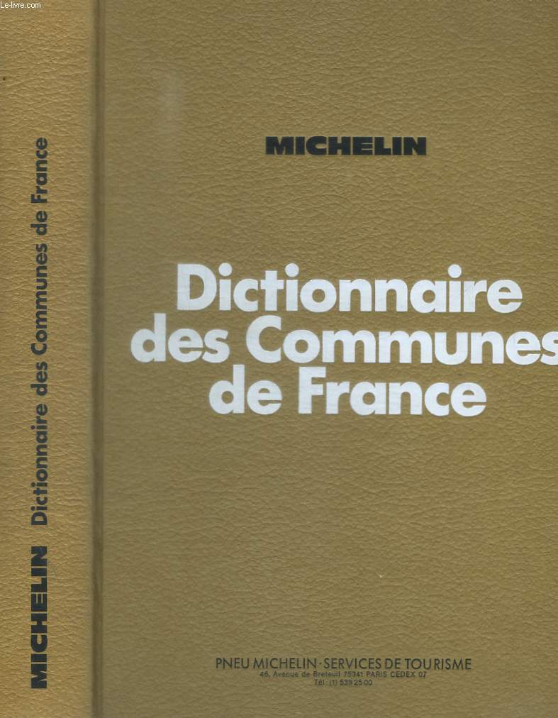 DICTIONNAIRE DES COMMUNES DE FRANCE