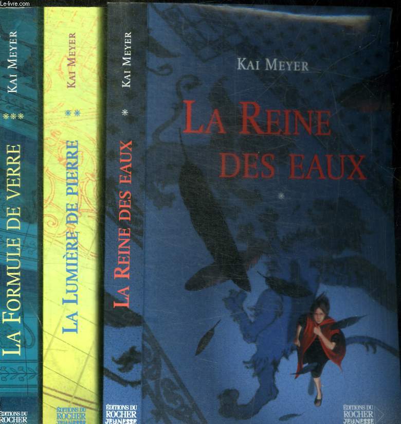 L'HISTOIRE DE MERLE / EN 3 VOLUMES : - TOME I - LA REINE DES EAUX - TOME 2 : LA LUMIERE DE PIERRE - TOME 3 : LA FORMULE DE VERRE