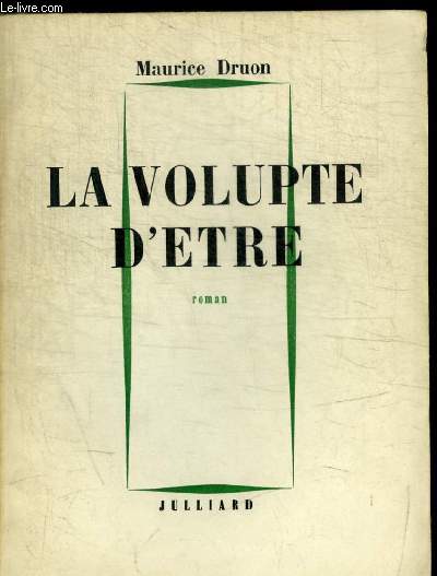 LA VOLUPTE D ETRE