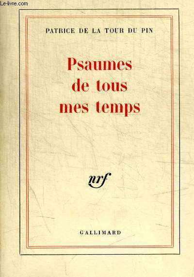 PSAUMES DE TOUS MES TEMPS