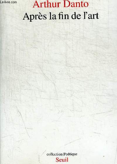 APRES LA FIN DE L ART