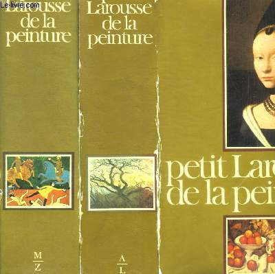 PETIT LAROUSSE DE LA PEINTURE - EN 2 VOLUMES : Tome I: A-L. Tome II: M-Z