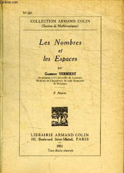 LES NOMBRES ET LES ESPECES