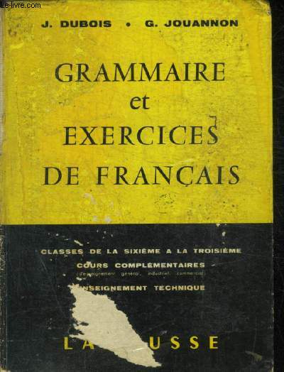 GRAMMAIRE ET EXERCICES DE FRANCAIS