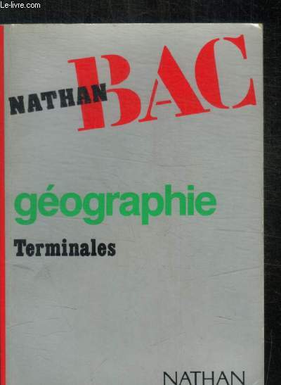 BAC - GEOGRAPHIE TERMINALES - N 6