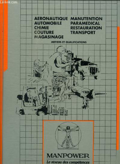 MANPOWER - LE RESEAU DES COMPETENCES - AERONAUTIQUE / AUTOMOBILE / CHIMIE / COUTURE / MAGASINAGE / MANUTENTION / PARAMEDICAL / RESTAURATION / TRANSPORT - METIERS ET QUALIFICATIONS