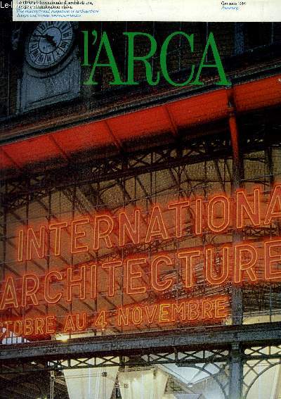 L ARCA - LA RIVISTA INTERNAZIONALE DI ARCHITETTURA - N 45 - GENNAIO - 1991 - ALDO CASTELLANO / LUCIA BISI / PAOLO RIANI / MAURIZIO VITTA / PHILLIPE VERNIER / CLARA WICK / PAOLO RIANI / ALBERT STEVENS / CARMELO STRANO